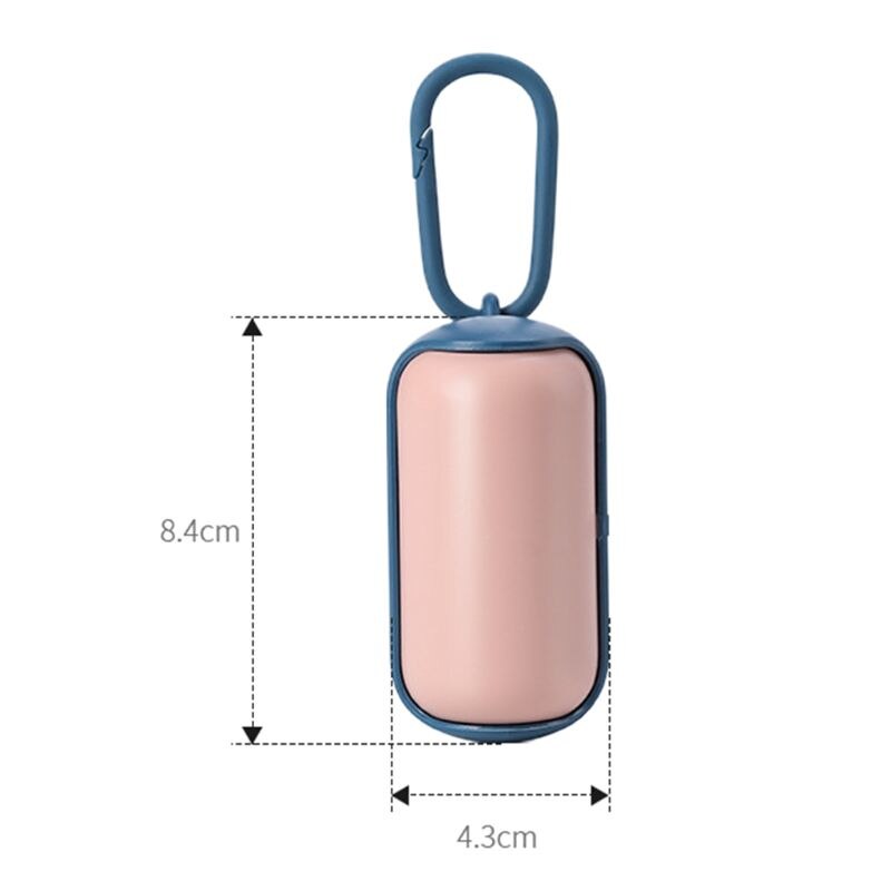Smart container for waste bags with a sturdy holder