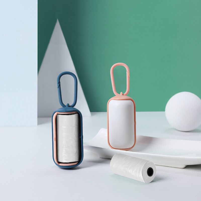 Smart container for waste bags with a sturdy holder