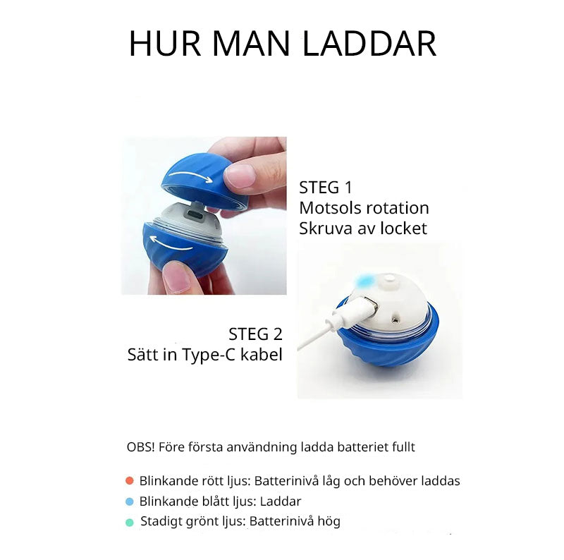 Smart Studs und Boll für Hund GravitationsIntelligent Laddas mit USB