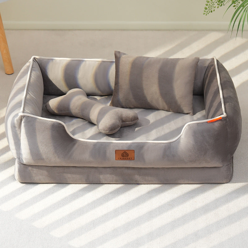 Elegant dog bed with high comfort