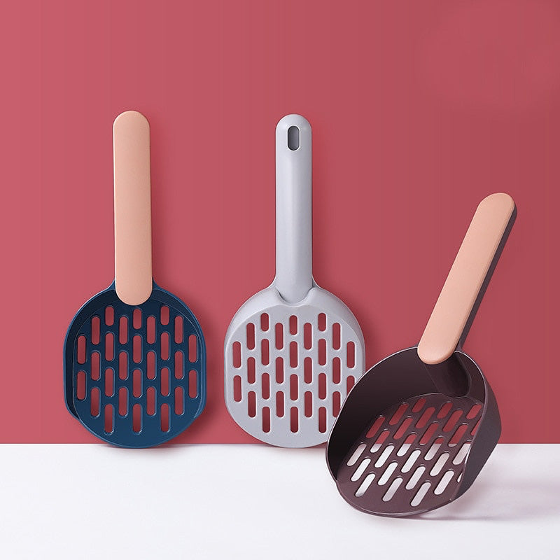 Stylish cat scoop for the litter box