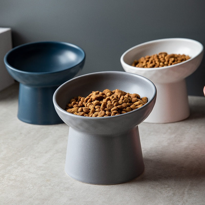 Heavy-duty ceramic food and water bowl