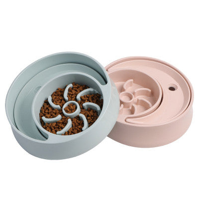 The Sun and Moon food bowl - slow feeder for slow eating