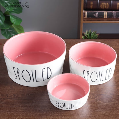 Ceramic food and water bowl – available in three sizes