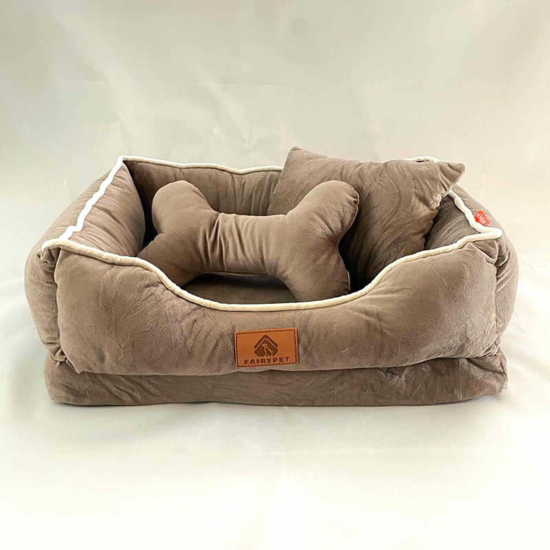 Elegant dog bed with high comfort