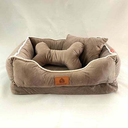 Elegant dog bed with high comfort