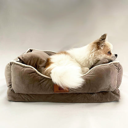 Elegant dog bed with high comfort