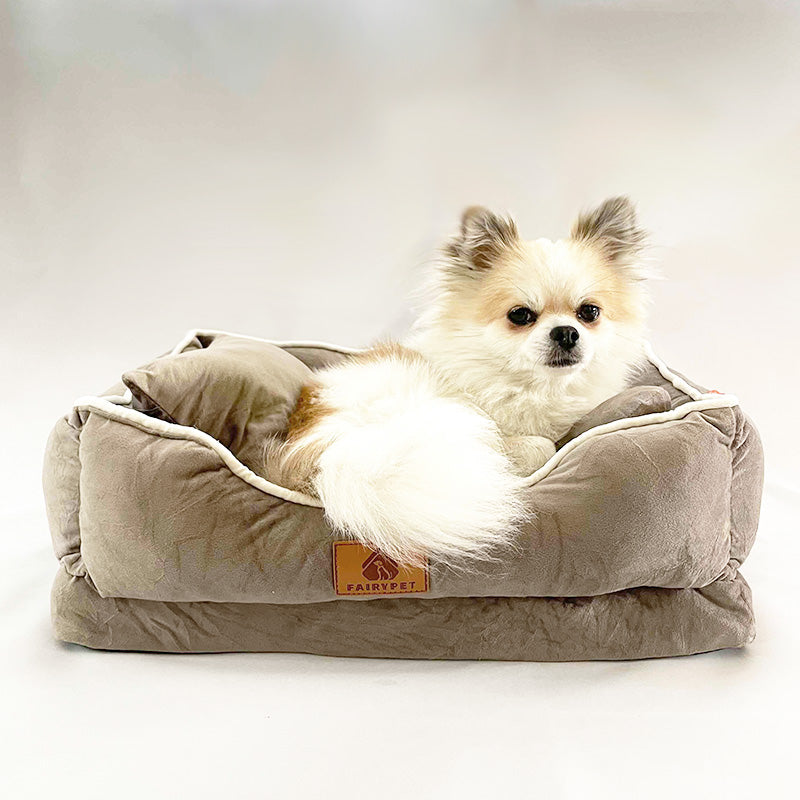Elegant dog bed with high comfort