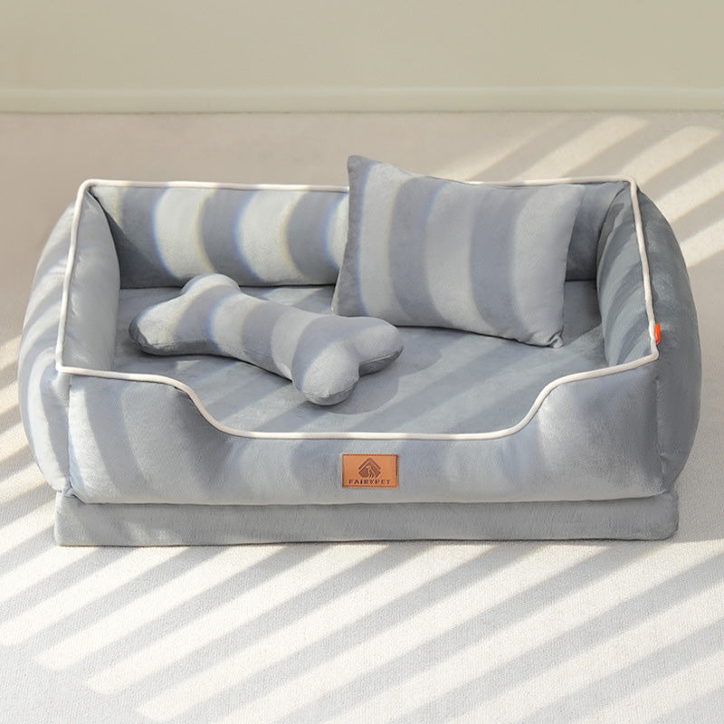 Elegant dog bed with high comfort