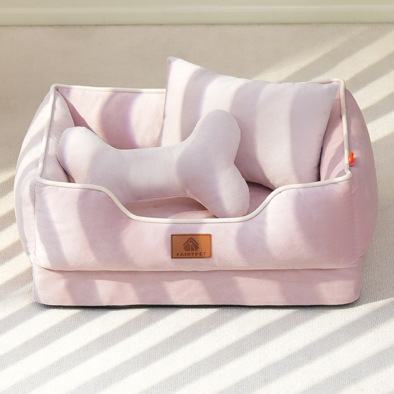 Elegant dog bed with high comfort