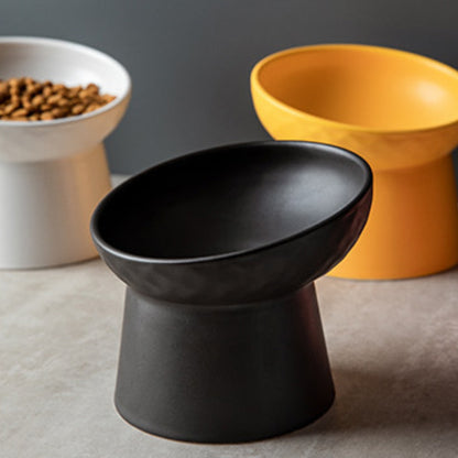 Heavy-duty ceramic food and water bowl
