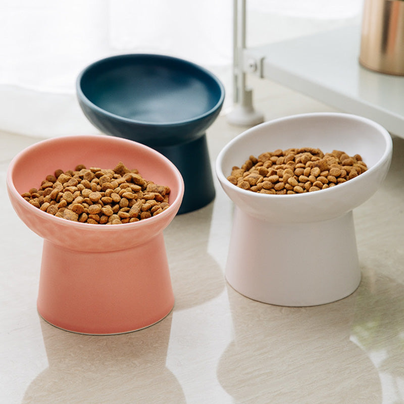 Heavy-duty ceramic food and water bowl