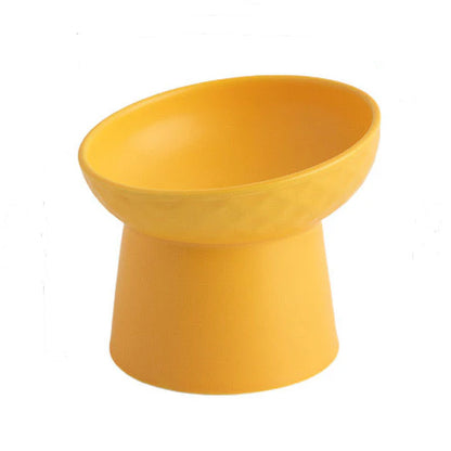 Heavy-duty ceramic food and water bowl