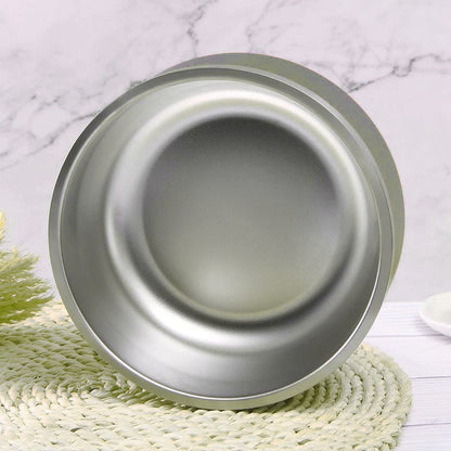 Minimalistisk matskål stainless steel