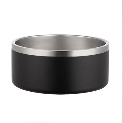 Minimalistisk matskål stainless steel