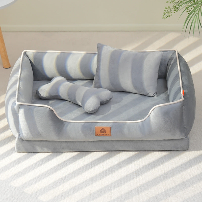 Elegant dog bed with high comfort