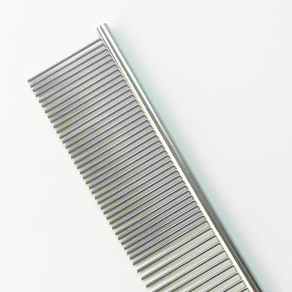 Classic comb for fur care stainless steel