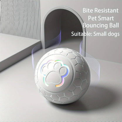 Smart interactive bite-resistant bouncing ball
